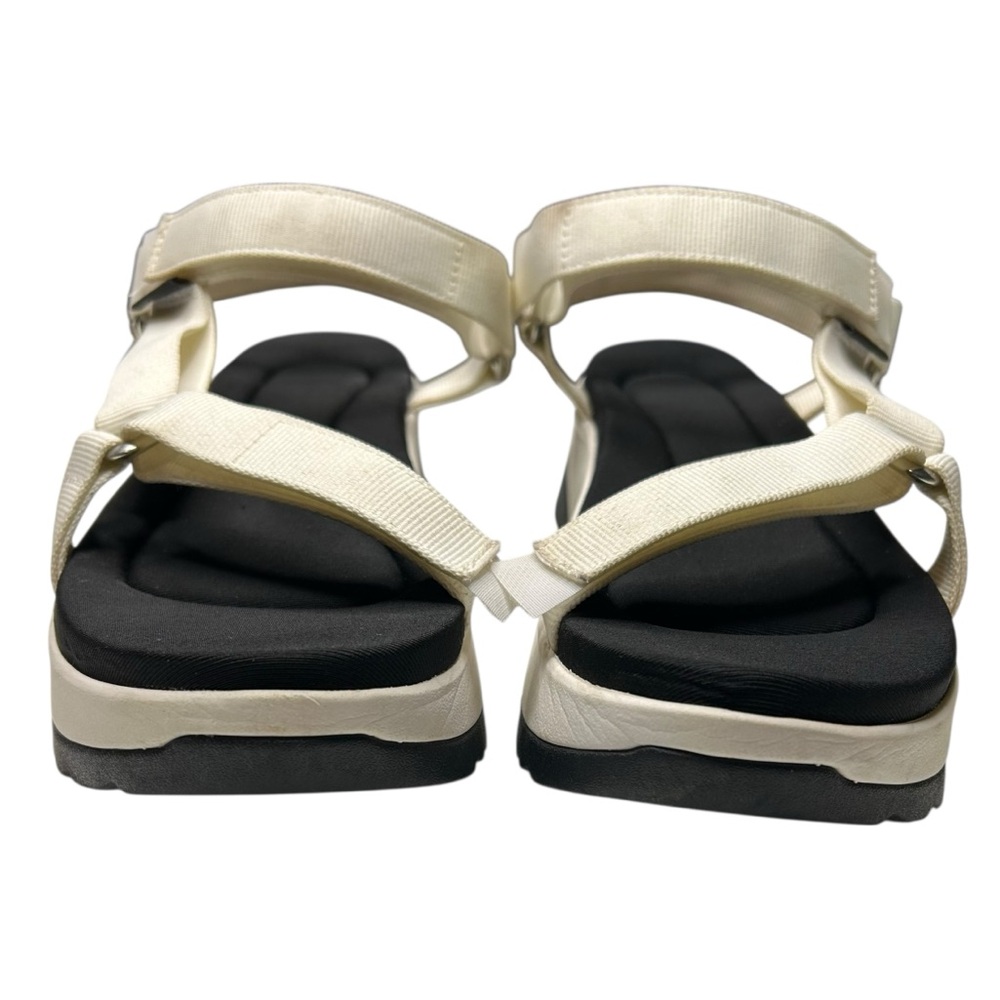 Teva Jadito Universal Platform Sandals White Black Chunky Sport Sz 9 - Picture 5 of 16